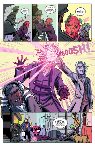 Illustration for article titled A First Look at Heavy Metal's Universe-Hopping New Series, The Doorman